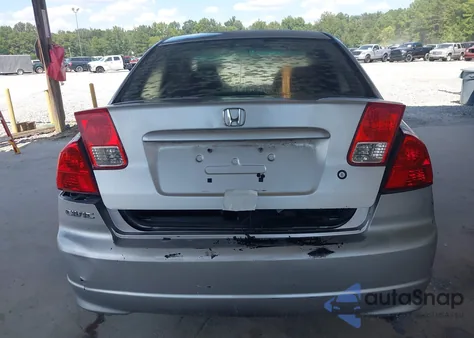 2005 Honda Civic Vp from USA, damaged, VIN 2HGES16365H556857